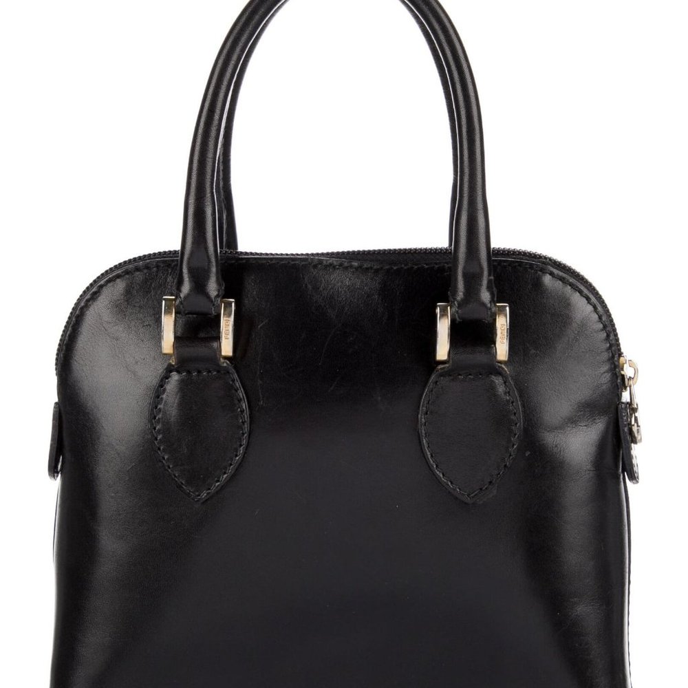🎉HP🎉FENDI Vintage Leather Janus Mini Dome Bag - Picture 5 of 14